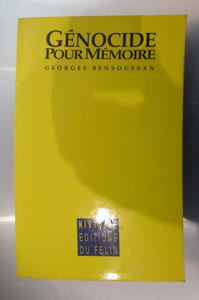 GENOCIDE POUR MEMOIRE. Des racines du désastre aux questions d'aujourd'hui.