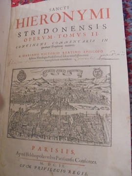 Opera omnia quae reperiri potuerunt (5 vol.) . Sancti Hieronymi Stridonensis