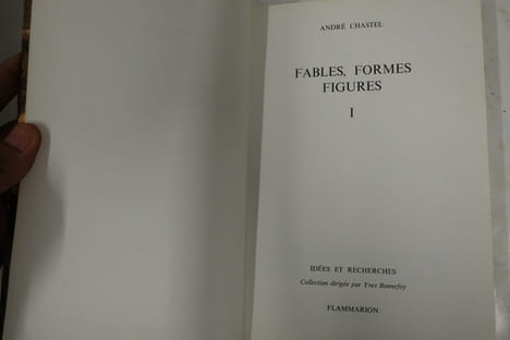 Fables, formes, figures; Volume 1. André Chastel