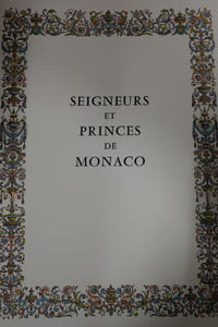 Seigneurs et princes de Monaco