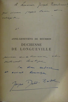 ANNE-GENEVIEVE DE BOURBON DUCHESSE DE LONGUEVILLE.. Jacques Debû-Bridel