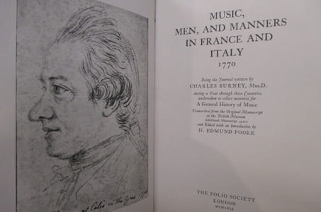 MUSIC, MEN, AND MANNERS IN FRANCE AND ITALY 1770.