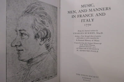 MUSIC, MEN, AND MANNERS IN FRANCE AND ITALY 1770.
