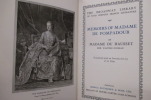 MEMOIRS OF MADAME DE POMPADOUR.. Madame du Hausset