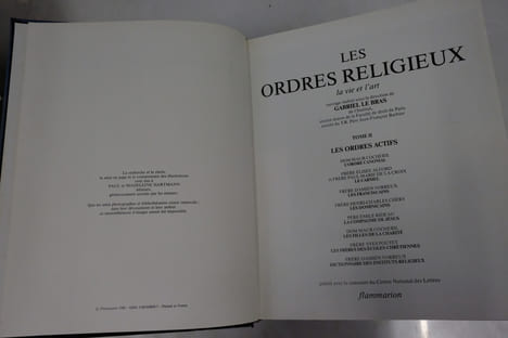 Les ordres religieux actifs. La vie et l'art. Tome II - Les Ordres Actifs. sous la direction de Gabriel Le Bras