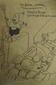 A L'ABATTOIR LES CARTELLISTE !! Album souvenir des élection de 1928.