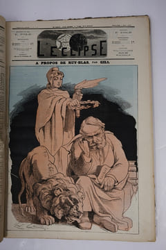 Journal L'Éclipse - ensemble des Unes de Gill depuis le n°159 du 12 novembre 1871 au 314 du 1er novembre 1874. André Gill - François Polo - Collectif