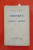 CHRONIQUE DES SAISONS AMERES 1940-1943. Georges Duhamel 