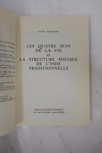 Les quatre sens de la vie et la structure sociale de l'Inde traditionnelle