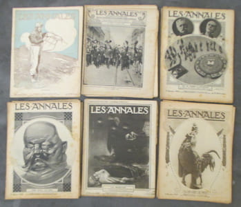 LES ANNALES Politiques et Littéraires. Revue Universelle Illustrée Hebdomadaire.  Du 30 Juillet 1916 au 31 Décembre 1916. En 24 volumes. 