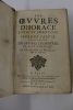  Les œuvres d'HORACE, Latin et Francois - Seconde partie . Horace 