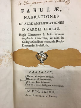 Opera Latina D. Caroli Lebeau - 4 tomes. D. Caroli Lebeau