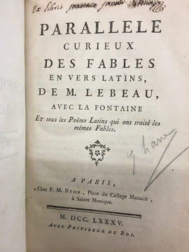 Opera Latina D. Caroli Lebeau - 4 tomes. D. Caroli Lebeau