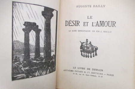 LE DESIR ET L'AMOUR. 42 bois originaux de Ch. J. Hallo.