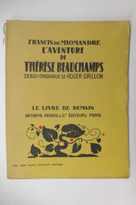 L'AVENTURE DE THERESE BEAUCHAMPS. 28 bois originaux de Roger Grillon.
