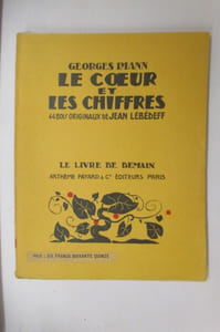 LE COEUR ET LES CHIFFRES. 44 bois originaux de Jean Lébédeff.