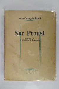 SUR PROUST remarques sur "A la recherche du temps perdu"