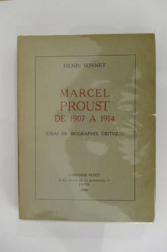 MARCEL PROUST DE 1907 A 1914 (essai de biographie critique). Henri Bonnet