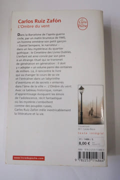 L'ombre du vent. Carlos Ruiz Zafón
