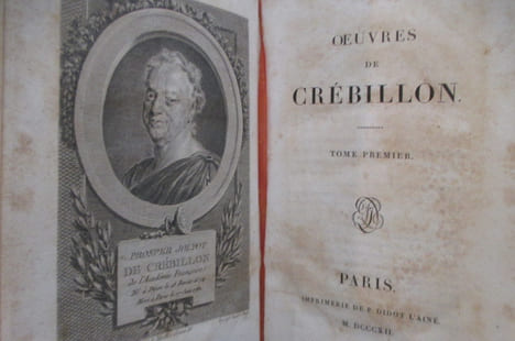OEUVRES DE CREBILLON. En 3 tomes.. Crébillon