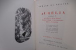 AURELIA accompagnée de LES NUITS D'OCTOBRE - PROMENADES et SOUVENIRS et la PANDORA.. Gérard de Nerval