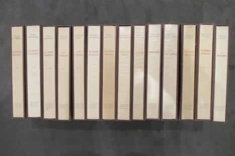 Dans l'ordre : Les Frères Karamazov en 3 tomes / Tess d'Uberville en 2 tomes / La lettre écarlate / Les Grandes Espérances / L'adieu aux armes / Niels ...