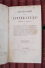 REPERTOIRE DE LA LITTERATURE ANCIENNE ET MODERNE . diverses contributions ou emprunts  dont La Harpe , Marmontel ,Rollin , Voltaire, Batteux etc
