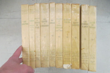 COURTELINE EN 10 TOMES. La Vie de Menage - Les Femmes d'Amis - Un Client Sérieux - Boubouroche - La Curieuse Vie - Ah Jeunesse - Les Gaietés de ...