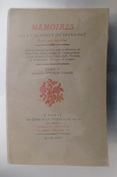 MEMOIRES DE J. CASANOVA DE SEINGALT. Ecrits par lui-même. Editions nouvelle publiée sous la direction de Raoul Vèze d'après le texte de l'édition ...