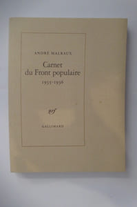 CARNET DU FRONT POPULAIRE 1935-1936