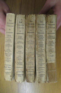 LES OEUVRES LIBRES. Recueil littéraire mensuel ne publiant que l'inédit. N°54 - 55 - 56 - 58 - 59 . Collectif