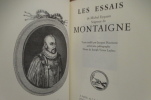 LES ESSAIS de Michel Eyquem Seigneur de MONTAIGNE. En 4 tomes.. Montaigne / Jacques Haumont (texte établi) / Joseph Victor Leclerc (notes)