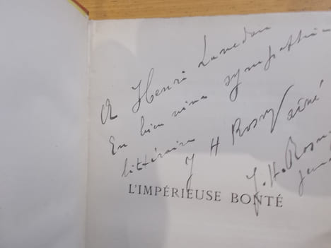 UN AUTRE MONDE + RÉSURRECTION + UNE RUPTURE + RENOUVEAU + L'IMPÉRIEUSE BONTÉ - Éditions originales avec envois. J.-H. Rosny (aîné et jeune)
