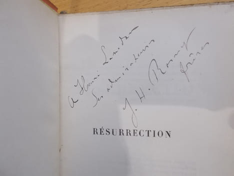 UN AUTRE MONDE + RÉSURRECTION + UNE RUPTURE + RENOUVEAU + L'IMPÉRIEUSE BONTÉ - Éditions originales avec envois. J.-H. Rosny (aîné et jeune)