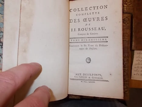 Collection complette des Oeuvres de J. J.Rousseau.. Rousseau, J. J.