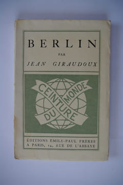 BERLIN. Jean Giraudoux