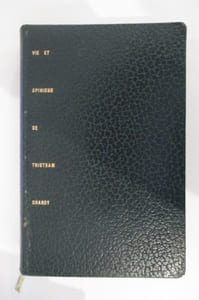 VIE ET OPINIONS DE TRISTRAM SHANDY