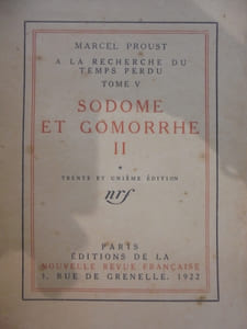SODOME ET GOMORRHE. En 3 tomes.