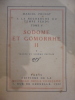 SODOME ET GOMORRHE. En 3 tomes.. Marcel Proust