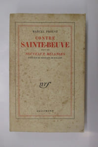 CONTRE SAINTE-BEUVE suivi de NOUVEAUX MELANGES.