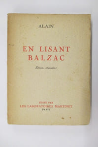 EN LISANT BALZAC (Edition Originale)