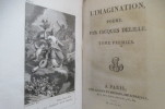 L'IMAGINATION. Poèmes. En 2 tomes.. Jacques Delille