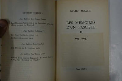 Les mémoires d'un fasciste : Tome II : 1941-1947