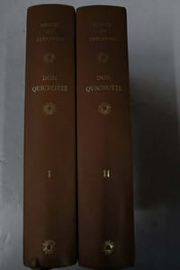 L'ingénieux Hidalgo, Don Quichotte de la manche; Traduction de Louis Viardot avec 13 compositions de Gustave Doré gravées sur bois par H. Pisan; En 2 volumes