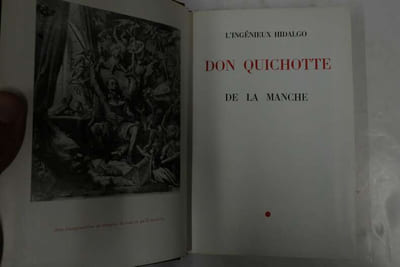 L'ingénieux Hidalgo, Don Quichotte de la manche; Traduction de Louis Viardot avec 13 compositions de Gustave Doré gravées sur bois par H. Pisan; En 2 volumes