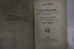 OEUVRES DE JEAN RACINE AVEC LES VARIANTES / 1823 / COMPLET en 5 VOL. Jean Racine