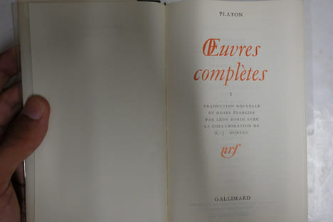 Oeuvres complètes : 2 volumes. Platon