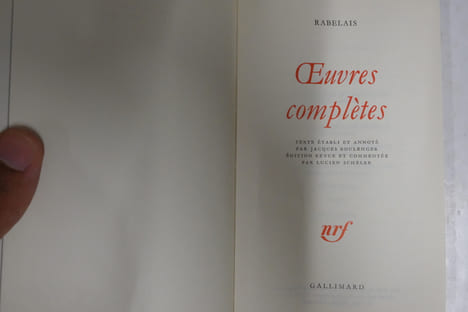 Oeuvres complètes. François Rabelais