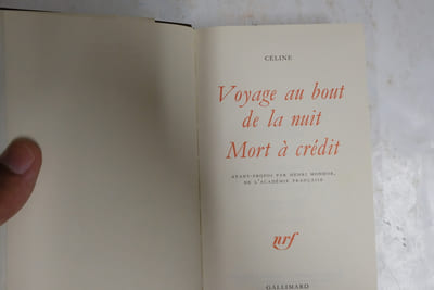 Voyage au bout de la nuit - Mort à crédit