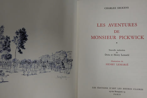 Les Aventures de monsieur Pickwick en 3 volumes; Nouvelle traduction de Dora et Henry Lemarié. Charles Dickens